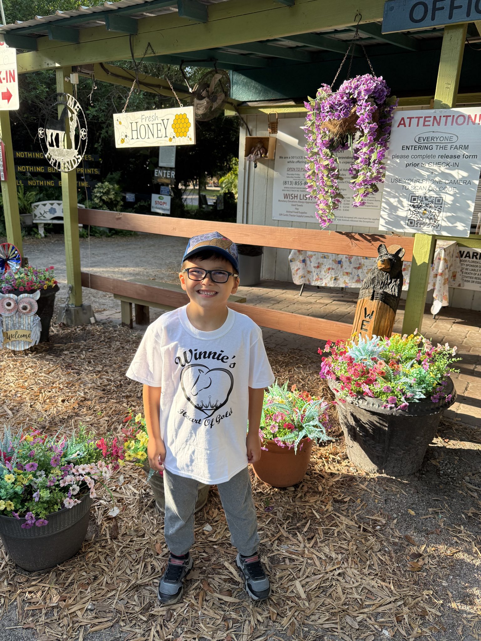 2026 scholarship recipient at horse camp