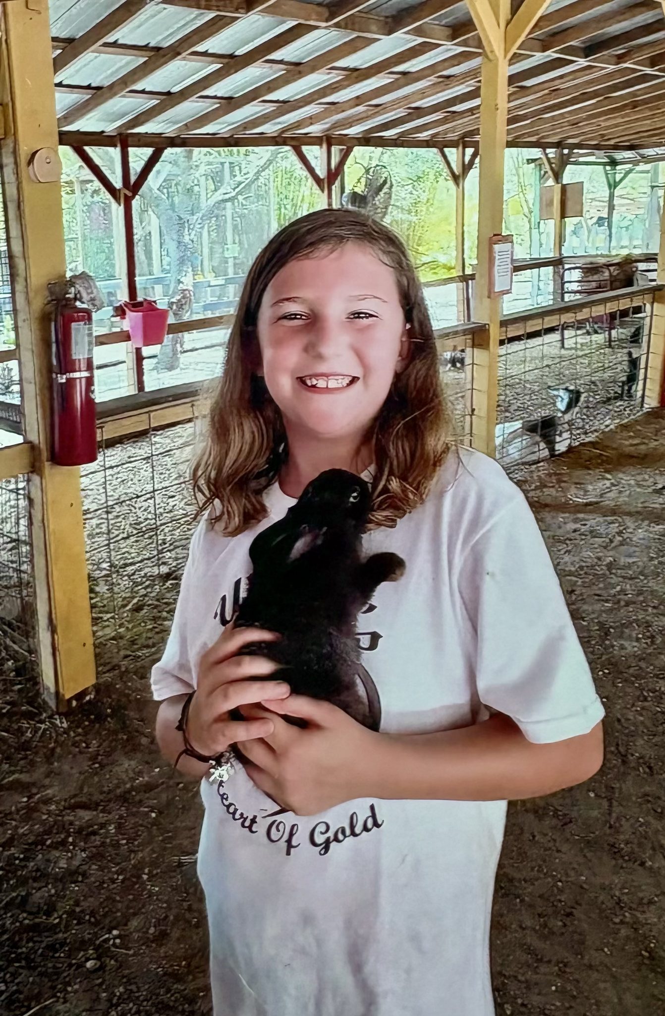 2026 scholarship recipient at horse camp